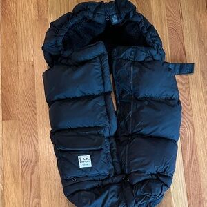 7am enfant black stroller muff